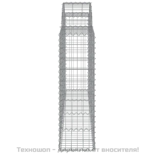 Габионни кошници арка 12 бр 200x30x100/120см поцинковано желязо