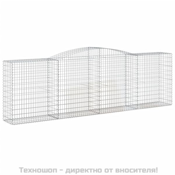 Габионни кошници арка 5 бр 400x50x120/140см поцинковано желязо