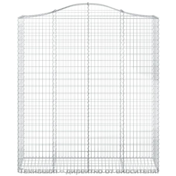 Дъговидна габионна кошница 200x50x220/240 см поцинковано желязо