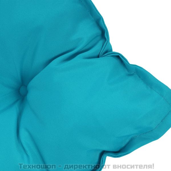Възглавница за градинска пейка тюркоаз 180x50x7 см оксфорд плат