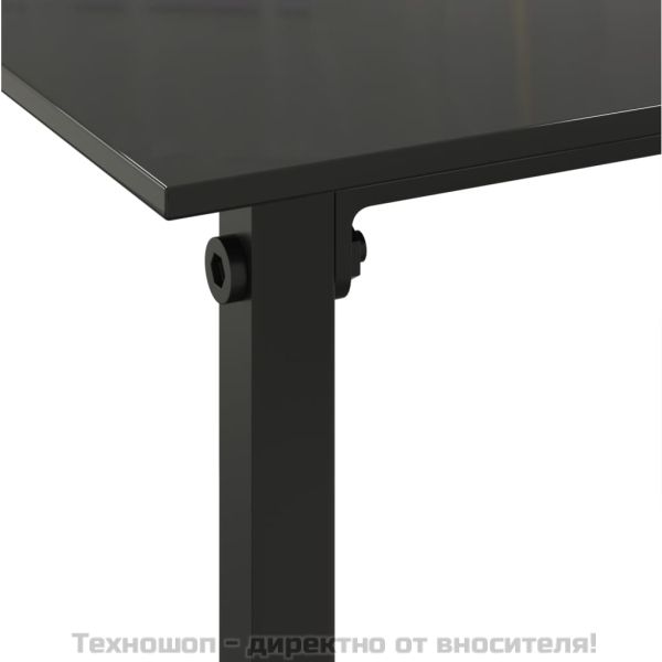 Външен комплект мебели от 3 части с възглавници черен полиратан