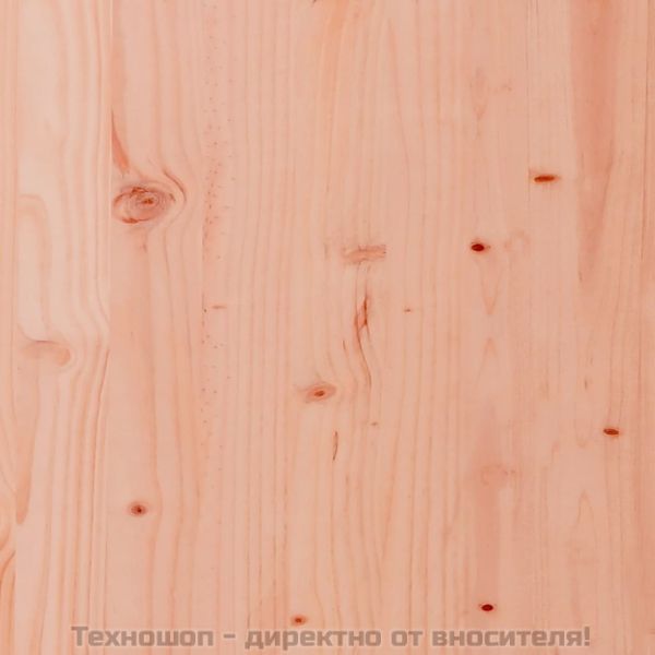 Плантер, 80x80x27 см, масивна дугласка дървесина