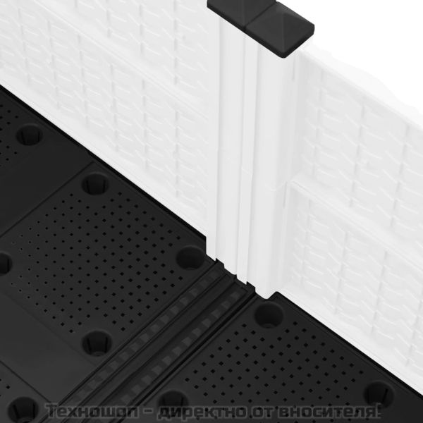 Повдигната леха, 80x80x38 см, полипропилен