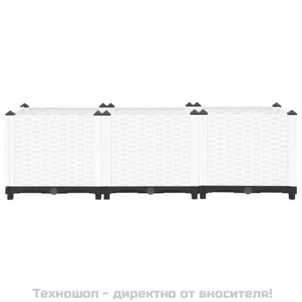 Повдигната леха, 120x40x38 см, полипропилен