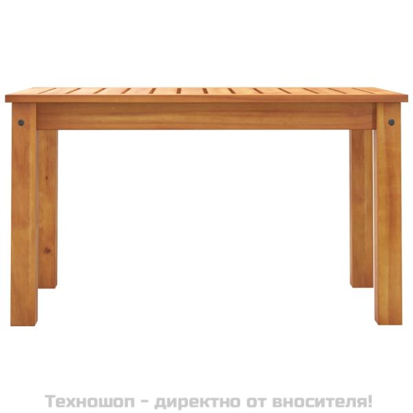 Градински комплект с възглавници 4 части полиратан/дърво масив