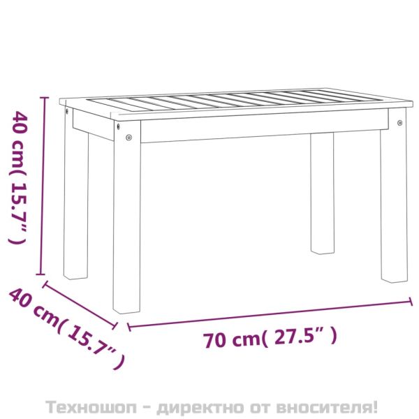 Градински комплект с възглавници 4 части полиратан/дърво масив