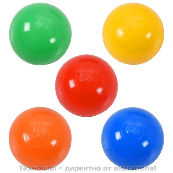 Детска палатка за игра с 250 топки розово 70x112x70 см