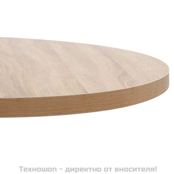 Бистро маса, светлокафява, 80 см, МДФ