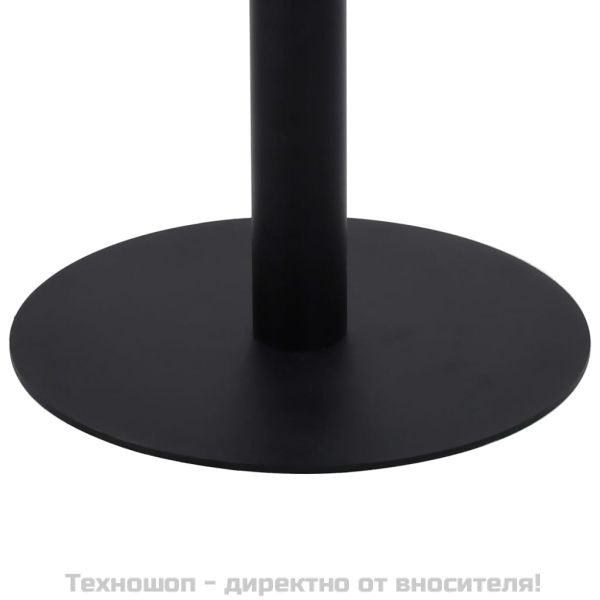 Бистро маса, тъмнокафява, 80 см, МДФ