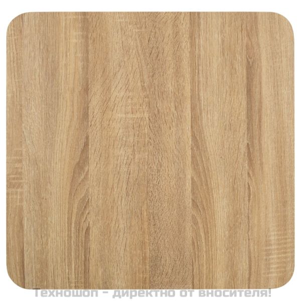 Бистро маса, светлокафява, 50x50 см, МДФ