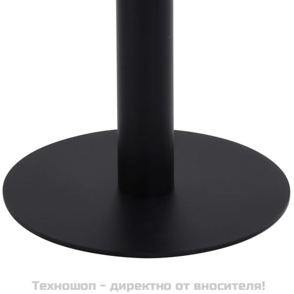 Бистро маса, тъмнокафява, 50x50 см, МДФ