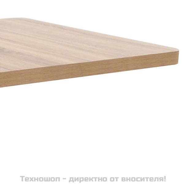 Бистро маса, светлокафява, 80x80 см, МДФ