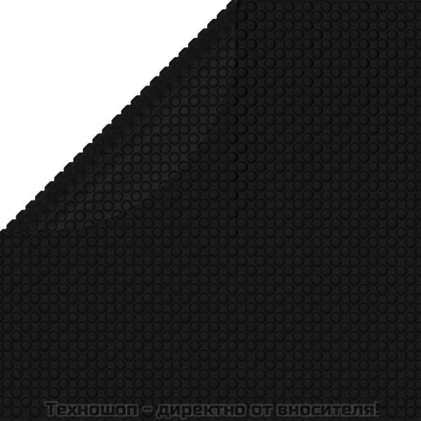 Покривало за басейн, черно, 417 см, PE