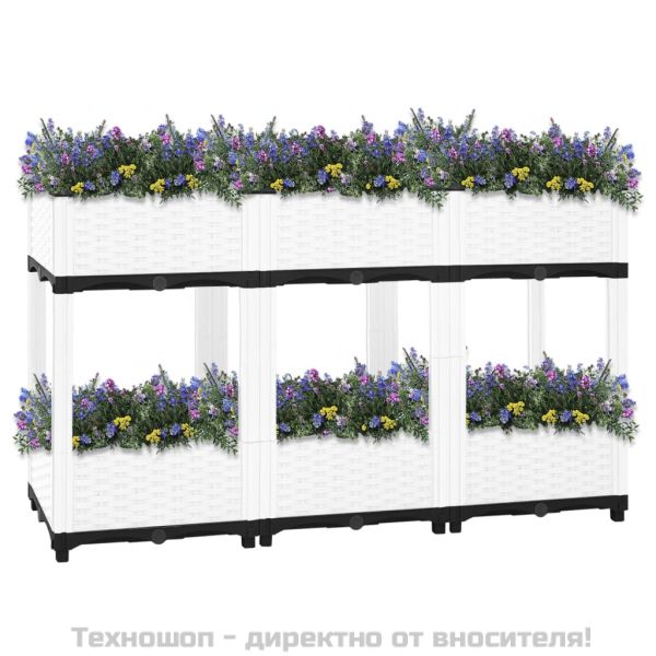 Повдигната леха, 120x40x71 см, полипропилен