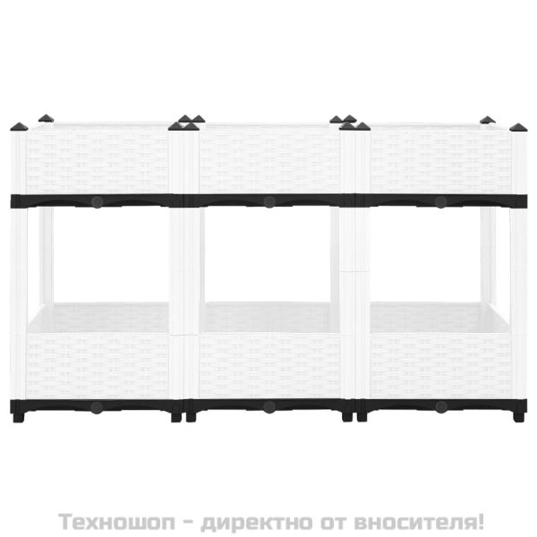 Повдигната леха, 120x40x71 см, полипропилен