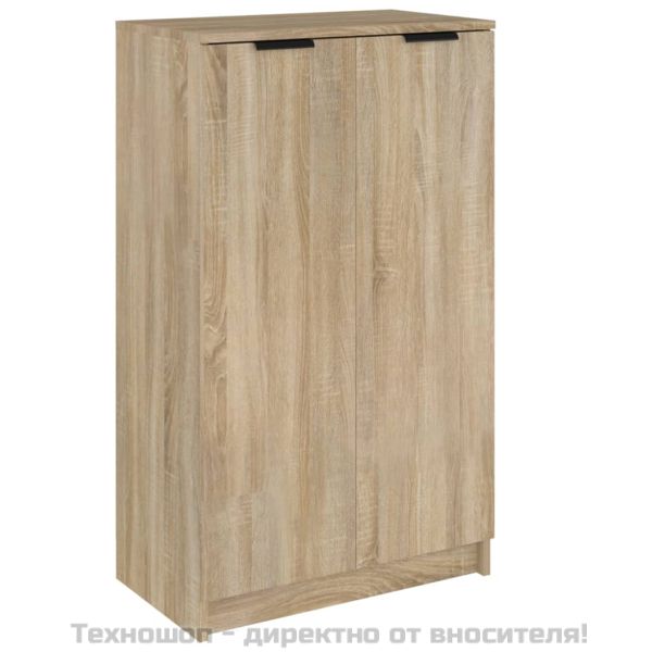 Шкаф за обувки, сонома дъб, 59x35x100,5 см, инженерно дърво