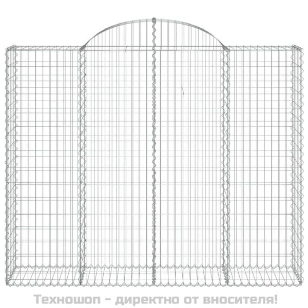 Габионни кошници арка 11 бр 200x50x160/180см поцинковано желязо