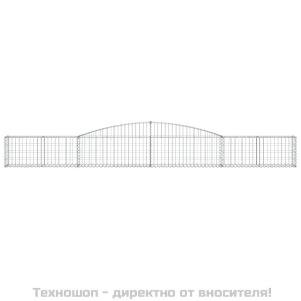 Габионни кошници арка 4 бр 400x30x40/60 см поцинковано желязо