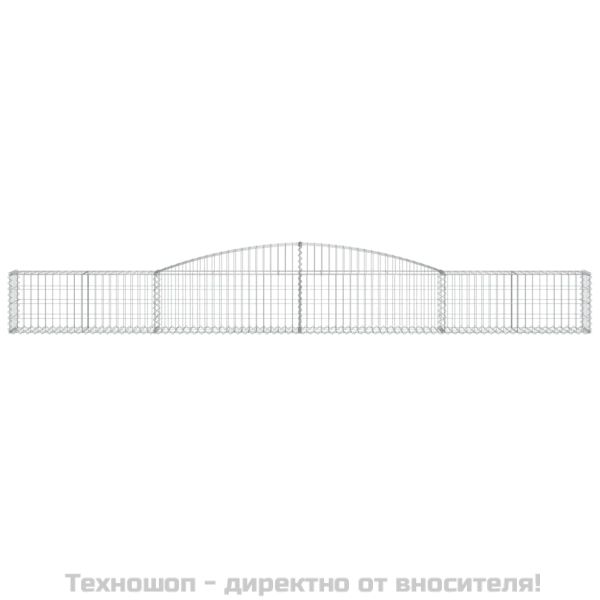 Габионни кошници арка 6 бр 400x30x40/60 см поцинковано желязо