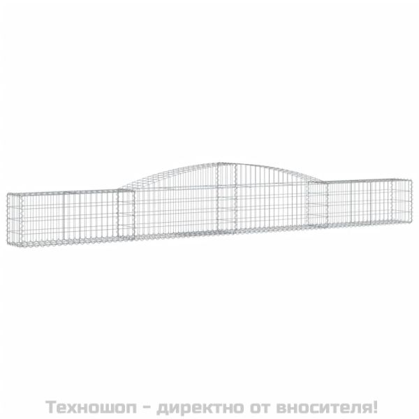 Габионни кошници арка 5 бр 400x30x40/60 см поцинковано желязо