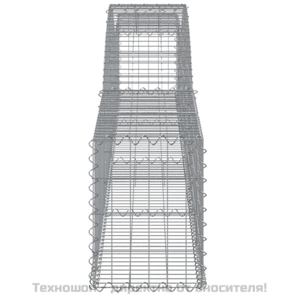 Габионни кошници арка 8 бр 400x30x40/60 см поцинковано желязо