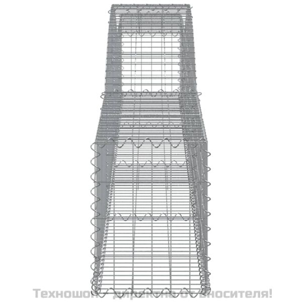 Габионни кошници арка 9 бр 400x30x40/60 см поцинковано желязо