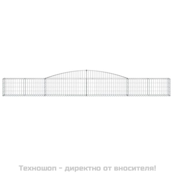 Габионни кошници арка 10 бр 400x30x40/60 см поцинковано желязо