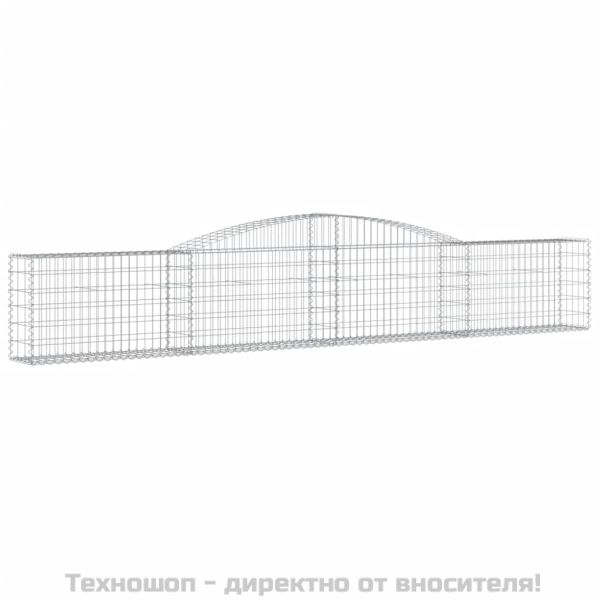 Габионни кошници арка 3 бр 400x30x60/80 см поцинковано желязо