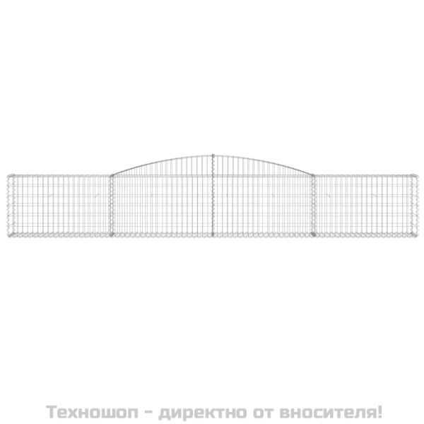 Габионни кошници арка 5 бр 400x30x60/80 см поцинковано желязо