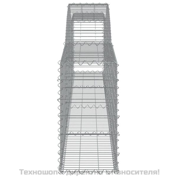 Габионни кошници арка 9 бр 400x30x60/80 см поцинковано желязо