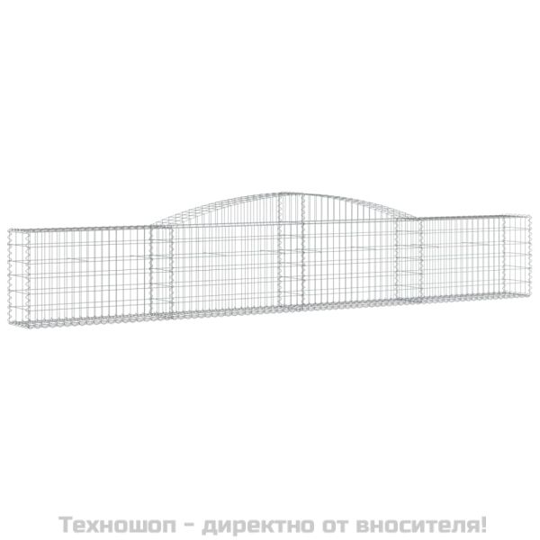 Габионни кошници арка 15 бр 400x30x60/80 см поцинковано желязо