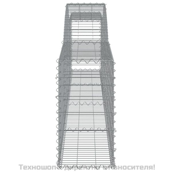 Габионни кошници арка 7 бр 400x30x60/80 см поцинковано желязо