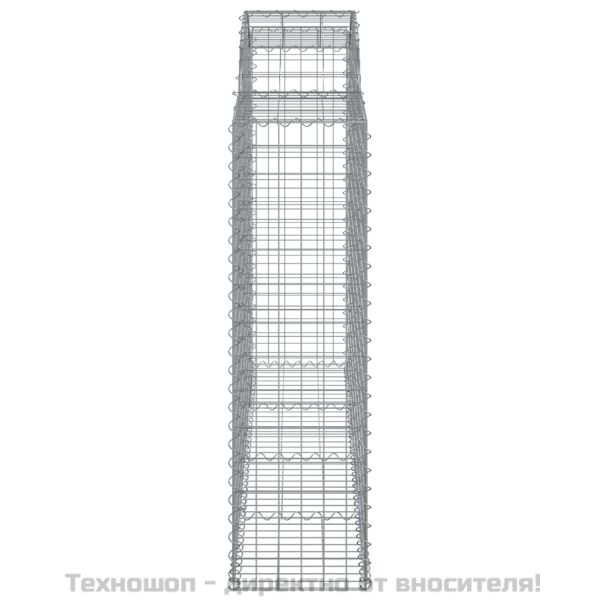 Габионни кошници арка 3 бр 200x50x140/160 см поцинковано желязо