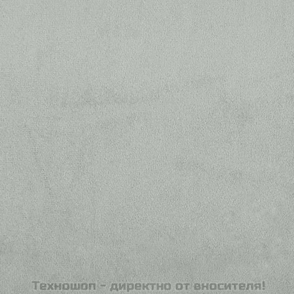 Разтегателен диван с възглавници, светлосив, кадифе