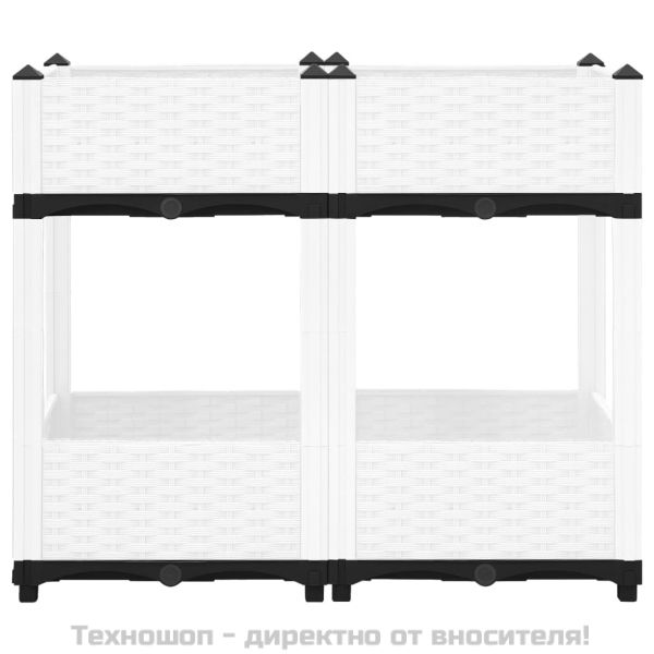 Повдигната леха, 80x40x71 см, полипропилен