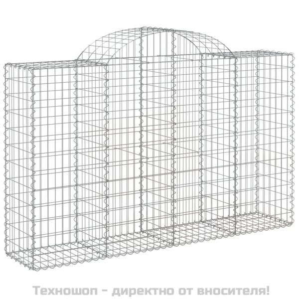 Габионни кошници арка 11 бр 200x50x120/140см поцинковано желязо