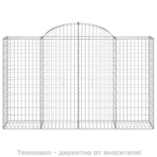 Габионни кошници арка 18 бр 200x50x120/140см поцинковано желязо