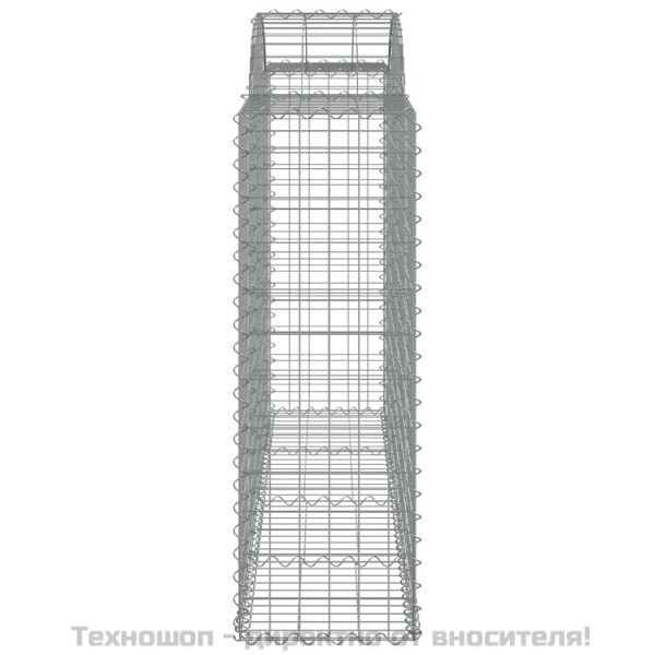 Габионни кошници арка 4 бр 200x50x120/140см поцинковано желязо
