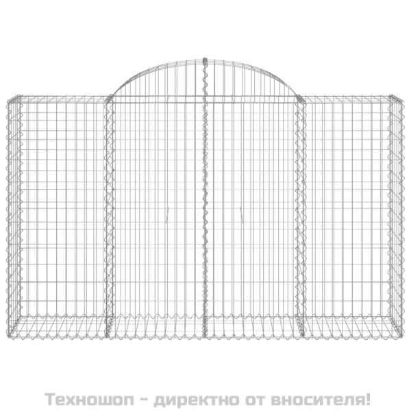 Габионни кошници арка 5 бр 200x50x120/140см поцинковано желязо