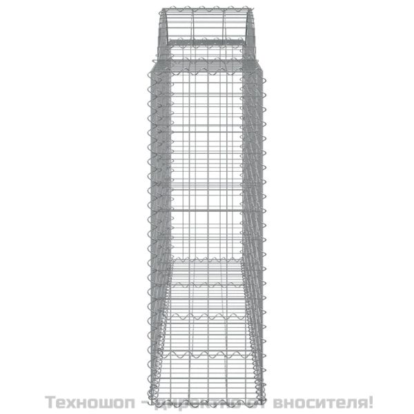 Габионни кошници арка 9 бр 200x50x120/140 см поцинковано желязо