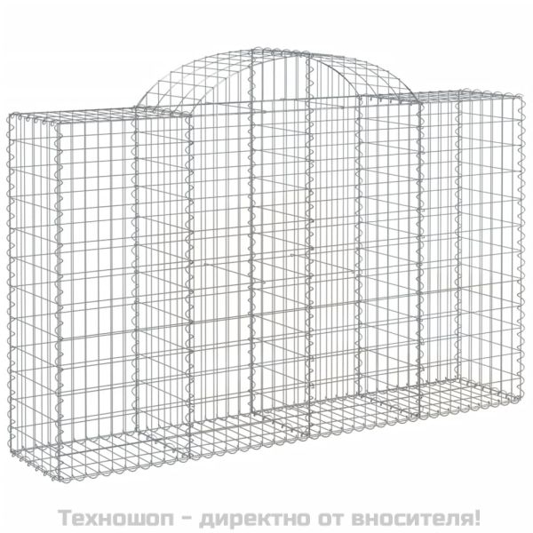 Габионни кошници арка 13 бр 200x50x120/140см поцинковано желязо