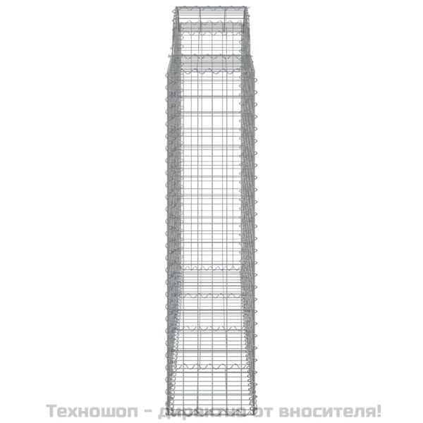 Габионни кошници арка 5 бр 200x50x160/180 см поцинковано желязо