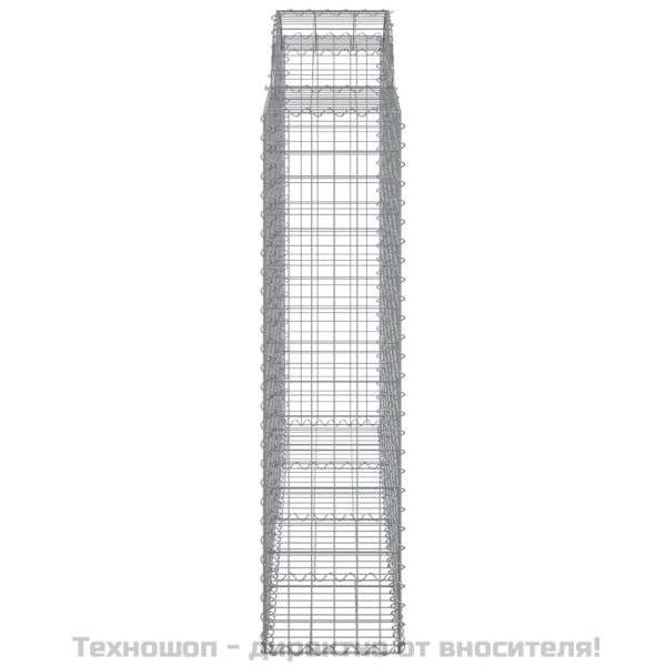 Габионни кошници арка 6 бр 200x50x160/180 см поцинковано желязо