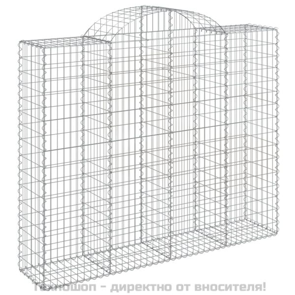 Габионни кошници арка 10 бр 200x50x160/180см поцинковано желязо