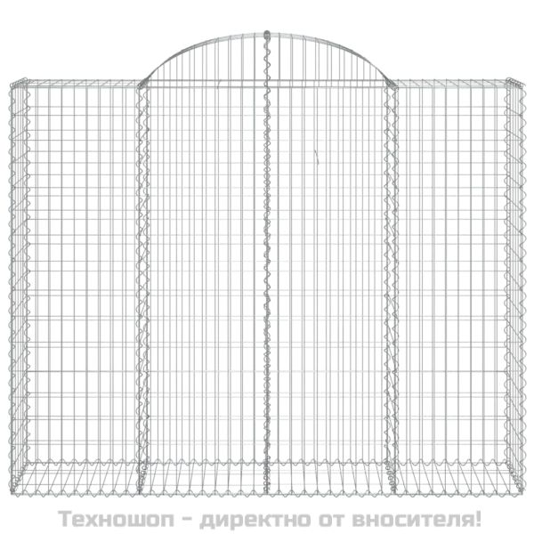 Габионни кошници арка 10 бр 200x50x160/180см поцинковано желязо