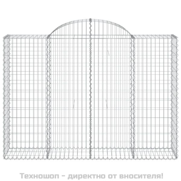 Габионни кошници арка 12 бр 200x50x140/160см поцинковано желязо