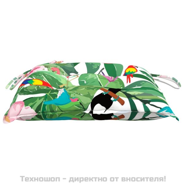 Възглавници за столове 6 бр многоцветни 50x50x7 см Оксфорд плат