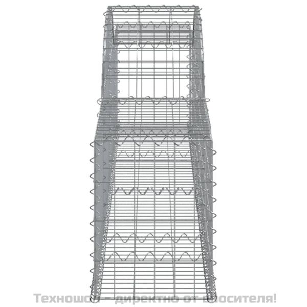Габионни кошници арка 3 бр 300x30x40/60 см поцинковано желязо