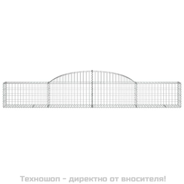 Габионни кошници арка 4 бр 300x30x40/60 см поцинковано желязо