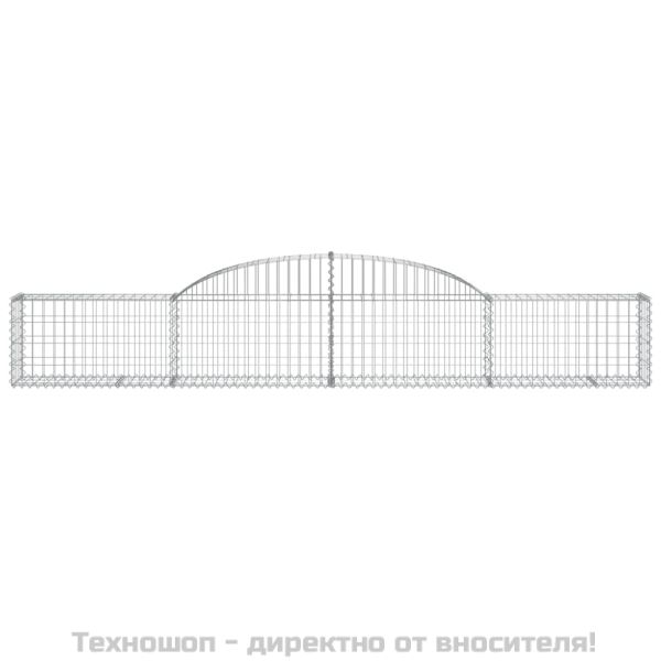 Габионни кошници арка 7 бр 300x30x40/60 см поцинковано желязо